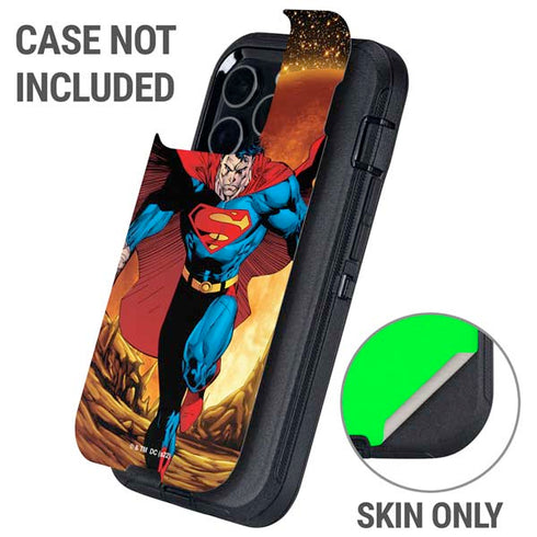 DC Comics Superman Action Pose Art By Jim Lee Otterbox Defender iPhone Skin