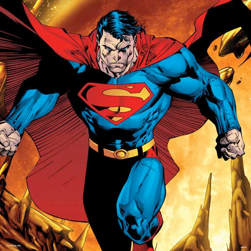 DC Comics Superman Action Pose Art By Jim Lee PS4 Slim Skin
