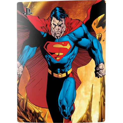 DC Comics Superman Action Pose Art By Jim Lee PS5 Bundle Skin