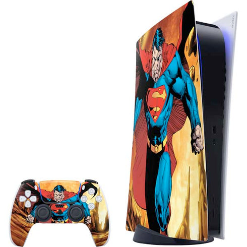 DC Comics Superman Action Pose Art By Jim Lee PS5 Digital Edition Bundle Skin