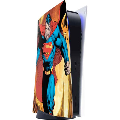 DC Comics Superman Action Pose Art By Jim Lee PS5 Digital Edition Console Skin