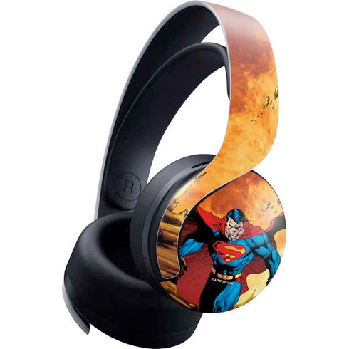 DC Comics Superman Action Pose Art By Jim Lee PULSE 3D Wireless Headset for PS5 Skin
