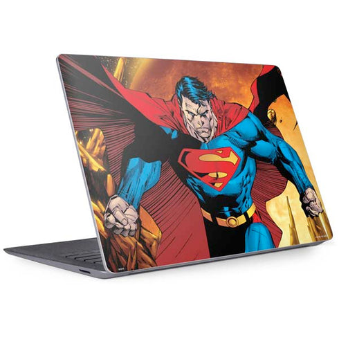 DC Comics Superman Action Pose Art By Jim Lee Surface Laptop 3 13.5in Skin
