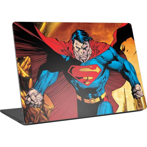 DC Comics Superman Action Pose Art By Jim Lee Surface Laptop 4 15in Skin