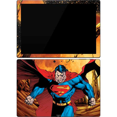 DC Comics Superman Action Pose Art By Jim Lee Surface Pro 7 Skin