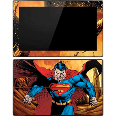 DC Comics Superman Action Pose Art By Jim Lee Surface Pro Tablet Skin