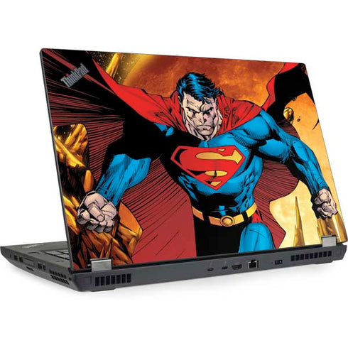 DC Comics Superman Action Pose Art By Jim Lee Lenovo ThinkPad Skin