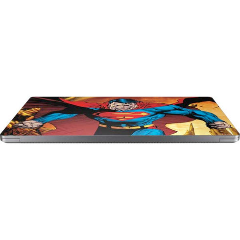 DC Comics Superman Action Pose Art By Jim Lee Universal Laptop 17in (13.8 x 10in) Skin