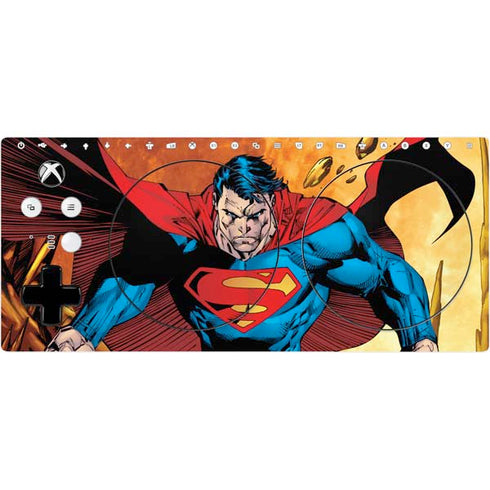 DC Comics Superman Action Pose Art By Jim Lee Xbox Adaptive Controller Skin