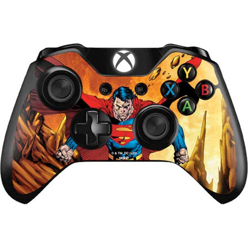 DC Comics Superman Action Pose Art By Jim Lee Xbox One Controller Skin