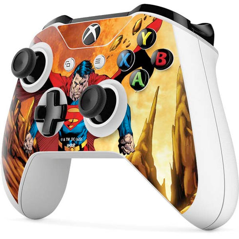DC Comics Superman Action Pose Art By Jim Lee Xbox One S Controller Skin