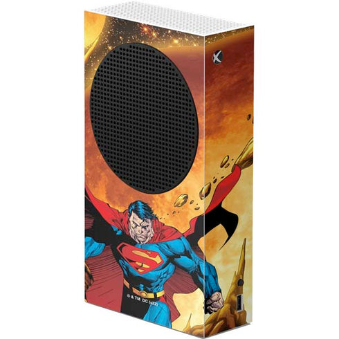 DC Comics Superman Action Pose Art By Jim Lee Xbox Series S Console Skin