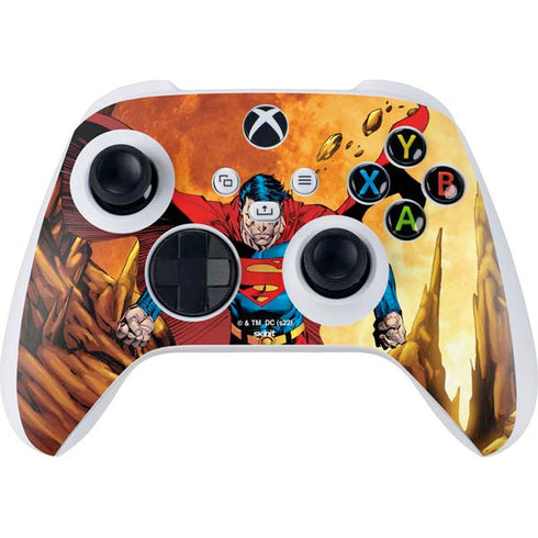 DC Comics Superman Action Pose Art By Jim Lee Xbox Series S Controller Skin
