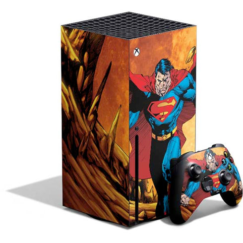 DC Comics Superman Action Pose Art By Jim Lee Xbox Series X Bundle Skin