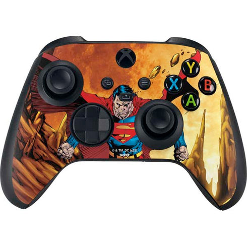 DC Comics Superman Action Pose Art By Jim Lee Xbox Series X Controller Skin