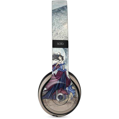 Amy Brown The Moon is Calling Fairy and Dragon Beats Solo 2 Wired Skin