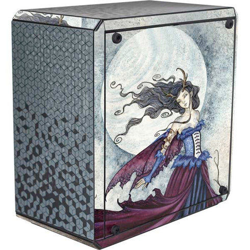 Amy Brown The Moon is Calling Fairy and Dragon Cooler Master MasterBox Q300L Mini Tower Skin
