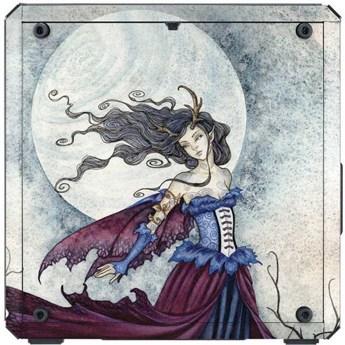 Amy Brown The Moon is Calling Fairy and Dragon Cooler Master MasterBox Q300L Mini Tower Skin