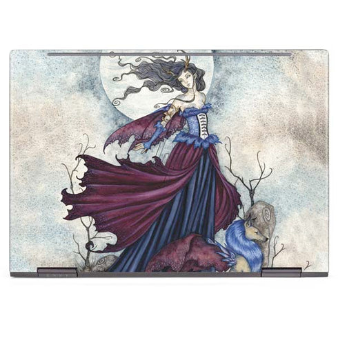 Amy Brown The Moon is Calling Fairy and Dragon HP Envy Skin