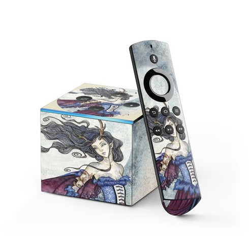 Amy Brown The Moon is Calling Fairy and Dragon Fire TV Cube Skin