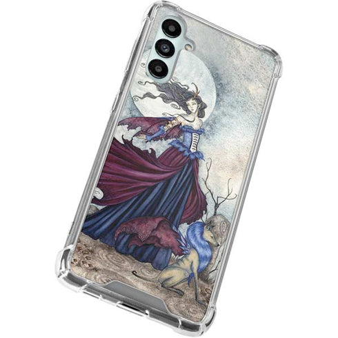 The Moon is Calling Fairy and Dragon by Amy Brown Galaxy A15 5G Clear Case