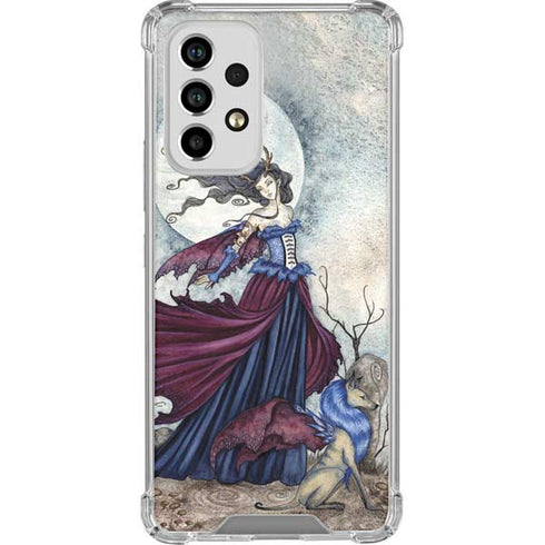 Amy Brown The Moon is Calling Fairy and Dragon Galaxy A53 5G Clear Case