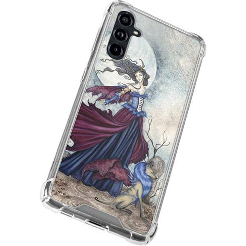 The Moon is Calling Fairy and Dragon by Amy Brown Galaxy A54 5G Clear Case