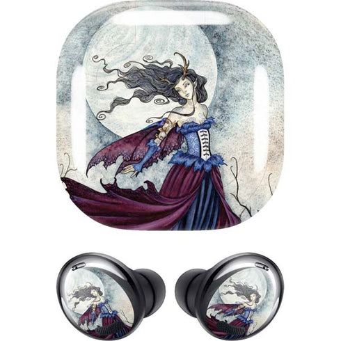 Amy Brown The Moon is Calling Fairy and Dragon Galaxy Buds Pro Skin