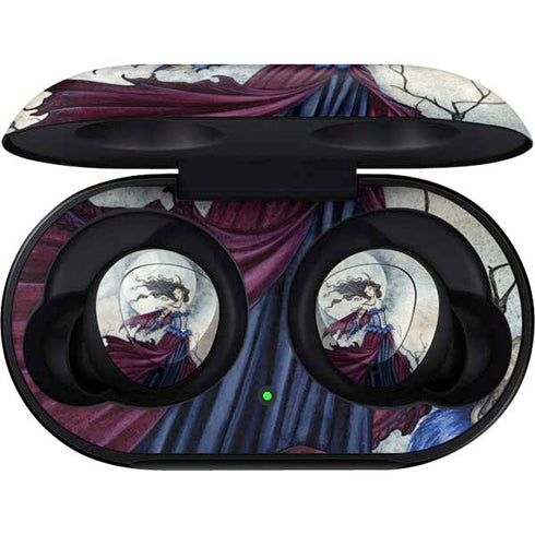 Amy Brown The Moon is Calling Fairy and Dragon Galaxy Buds Skin