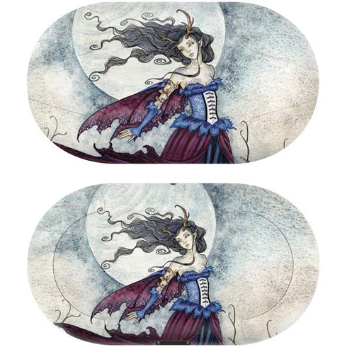 Amy Brown The Moon is Calling Fairy and Dragon Galaxy Buds Skin