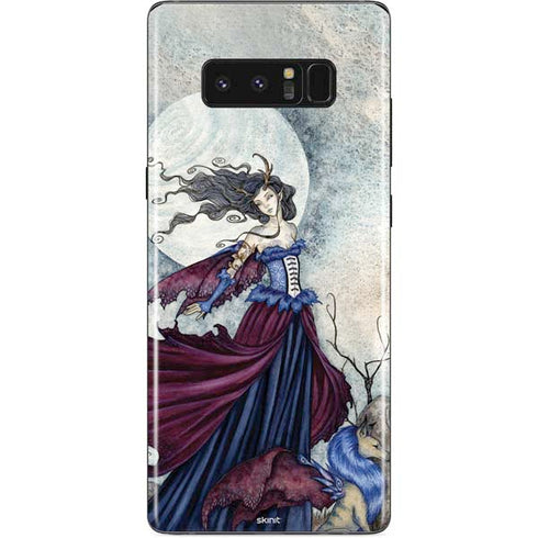 Amy Brown The Moon is Calling Fairy and Dragon Galaxy Note 8 Skin