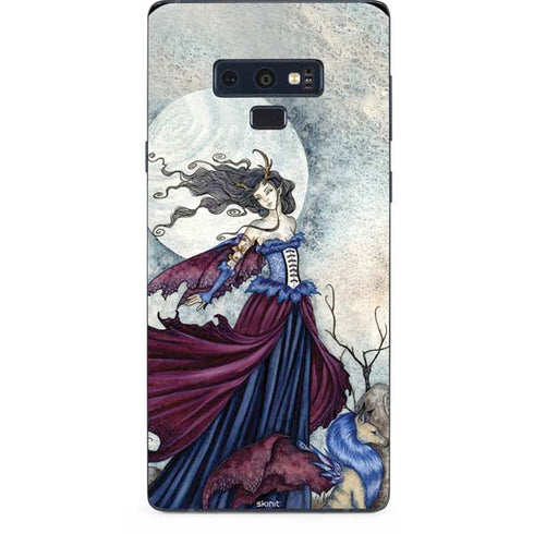 Amy Brown The Moon is Calling Fairy and Dragon Galaxy Note 9 Skin