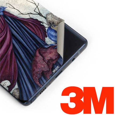 Amy Brown The Moon is Calling Fairy and Dragon Galaxy Note 9 Skin