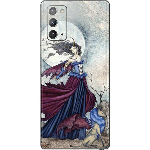 Amy Brown The Moon is Calling Fairy and Dragon Galaxy Note20 5G Skin
