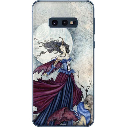 Amy Brown The Moon is Calling Fairy and Dragon Galaxy S10e Skin