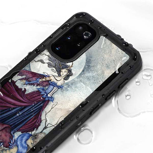 Amy Brown The Moon is Calling Fairy and Dragon Galaxy S20 Plus Waterproof Case