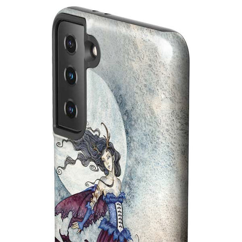 Amy Brown The Moon is Calling Fairy and Dragon Galaxy S21 FE Pro Case
