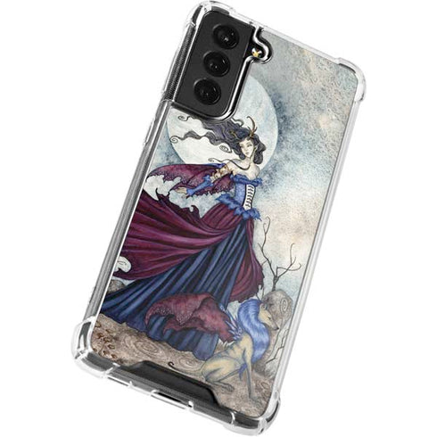 Amy Brown The Moon is Calling Fairy and Dragon Galaxy S22 Clear Case