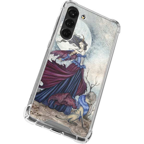 Amy Brown The Moon is Calling Fairy and Dragon Galaxy S23 Plus Clear Case