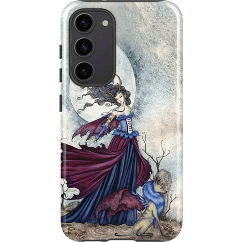 Amy Brown The Moon is Calling Fairy and Dragon Galaxy S23 Plus Pro Case