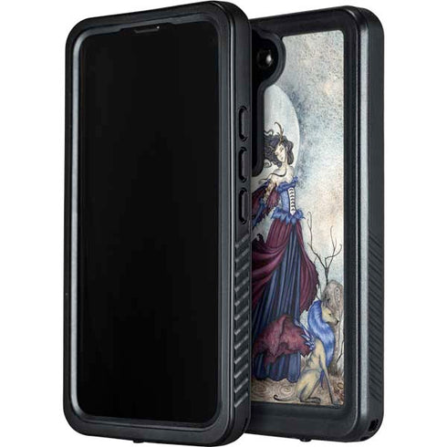 Amy Brown The Moon is Calling Fairy and Dragon Galaxy S23 Plus Waterproof Case