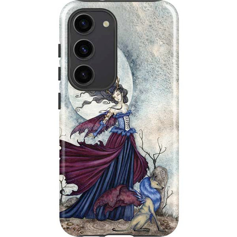 Amy Brown The Moon is Calling Fairy and Dragon Galaxy S23 Pro Case