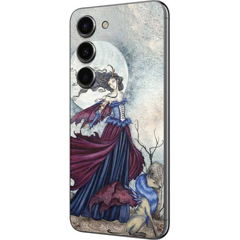 Amy Brown The Moon is Calling Fairy and Dragon Galaxy S23 Skin