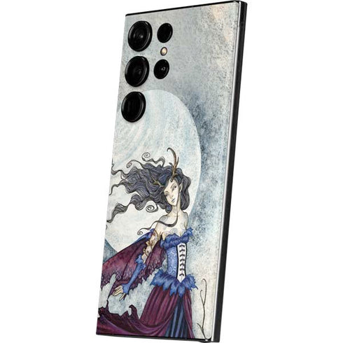 Amy Brown The Moon is Calling Fairy and Dragon Galaxy S23 Ultra Skin