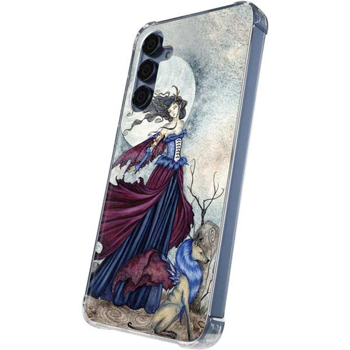 The Moon is Calling Fairy and Dragon by Amy Brown Galaxy S24 Clear Case