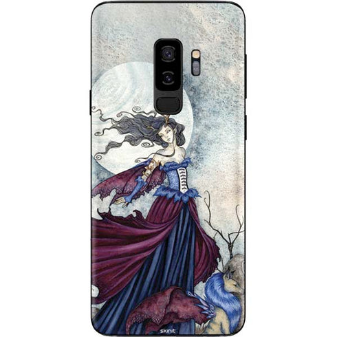 Amy Brown The Moon is Calling Fairy and Dragon Galaxy S9 Plus Skin