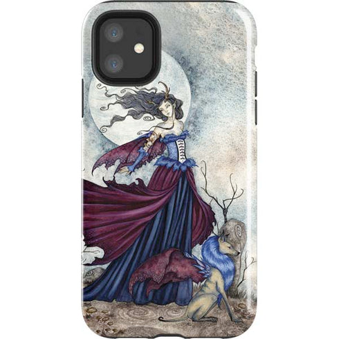Amy Brown The Moon is Calling Fairy and Dragon iPhone 11 Impact Case