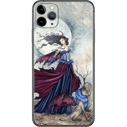 Amy Brown The Moon is Calling Fairy and Dragon iPhone 11 Pro Max Skin