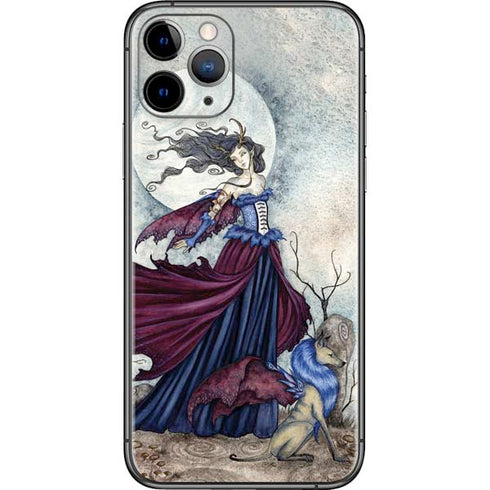 Amy Brown The Moon is Calling Fairy and Dragon iPhone 11 Pro Skin