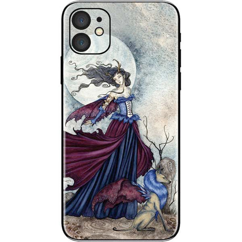 Amy Brown The Moon is Calling Fairy and Dragon iPhone 11 Skin